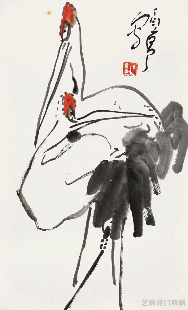 丁衍庸花鸟作品欣赏