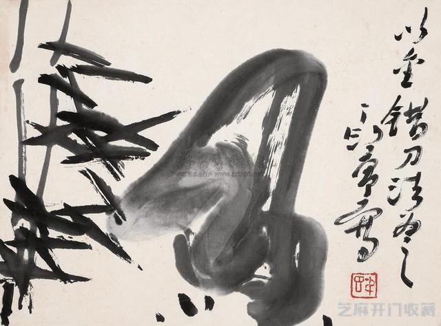 丁衍庸花鸟作品欣赏