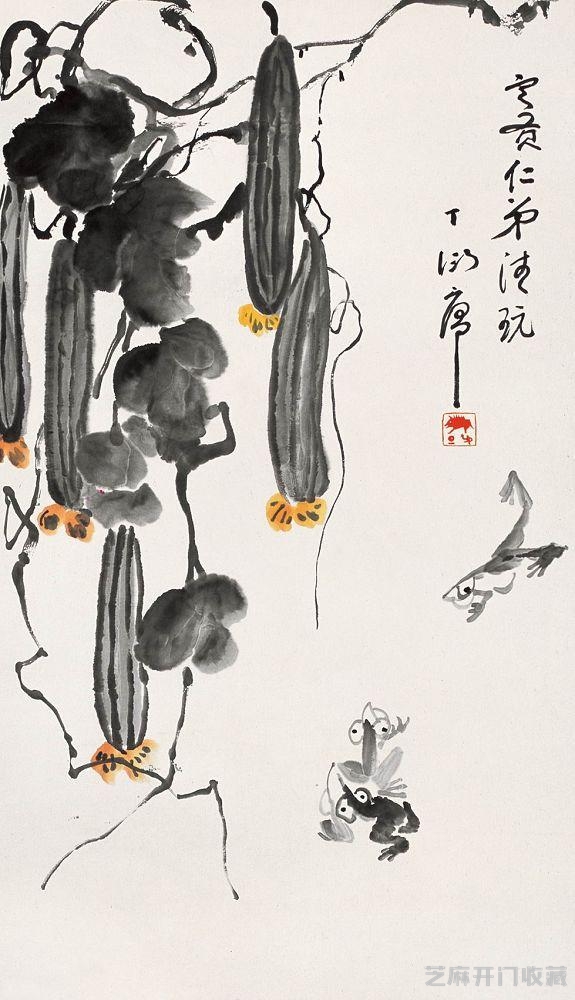 丁衍庸花鸟作品欣赏