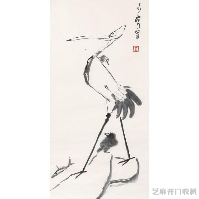 丁衍庸花鸟作品欣赏