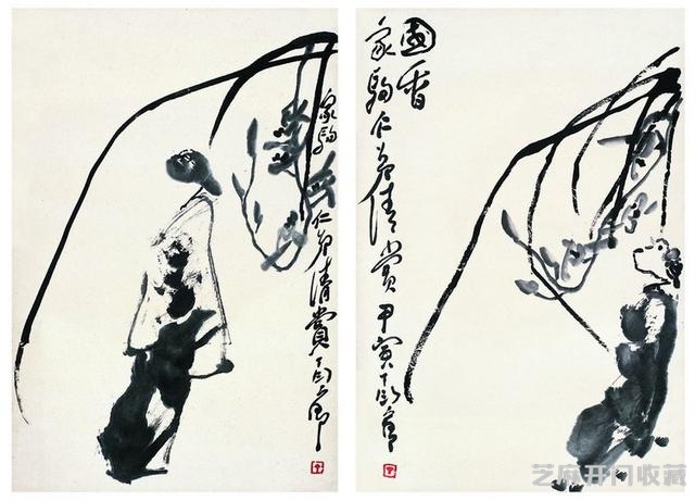 丁衍庸花鸟作品欣赏