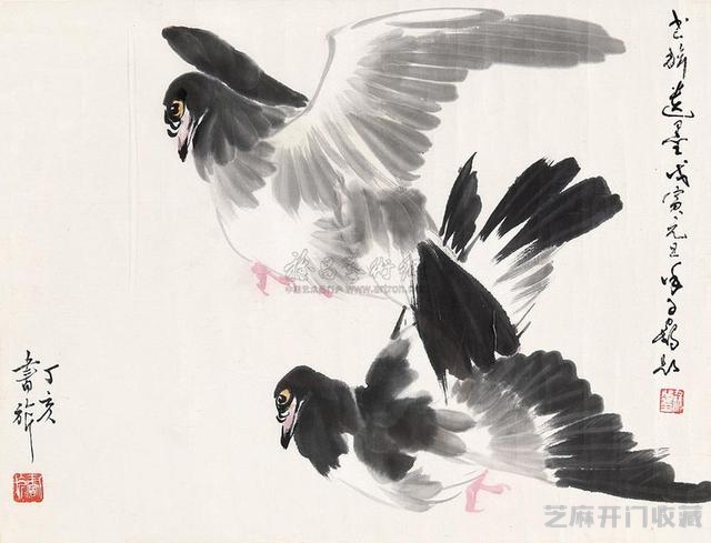 “白粉画家”——张书旂花鸟画大全