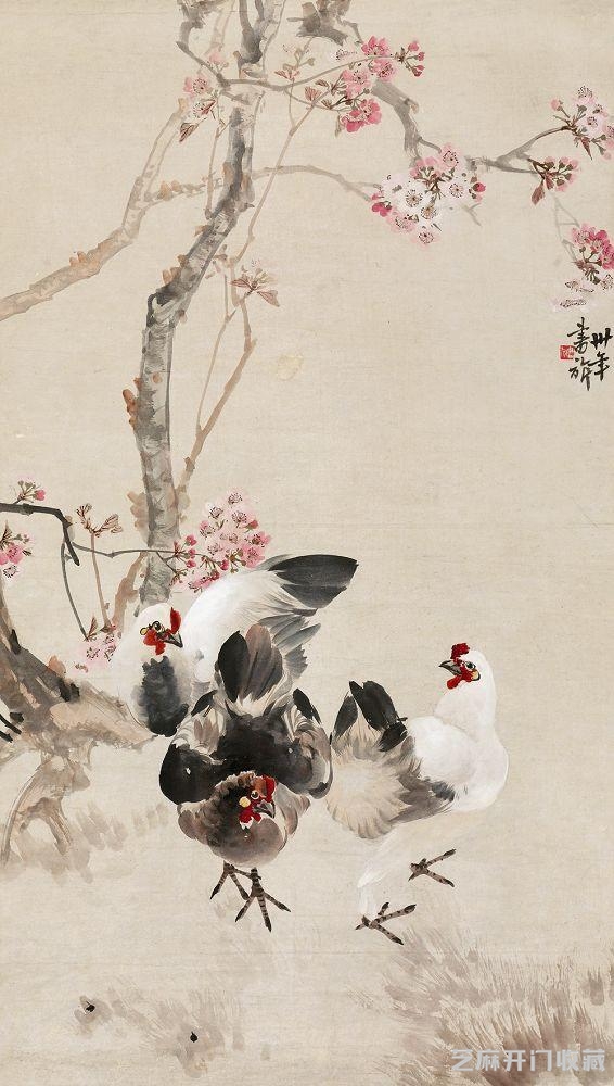 “白粉画家”——张书旂花鸟画大全
