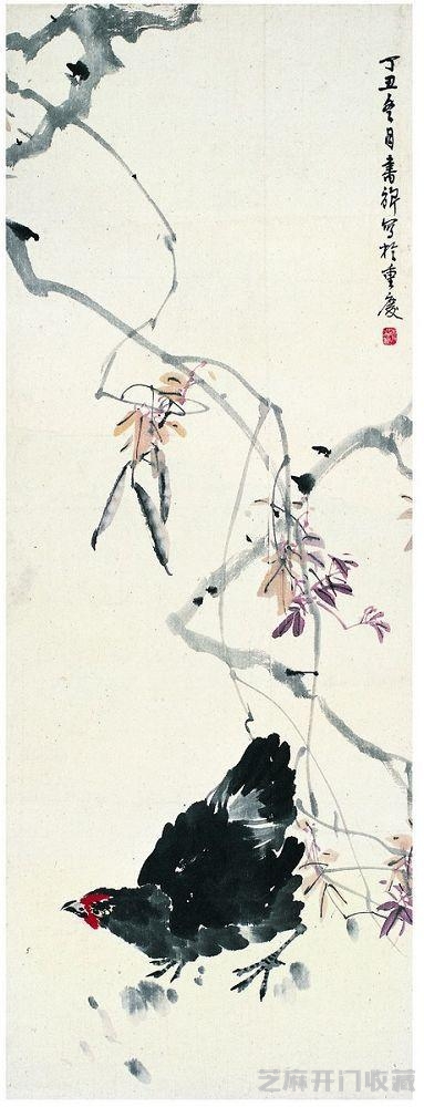 “白粉画家”——张书旂花鸟画大全