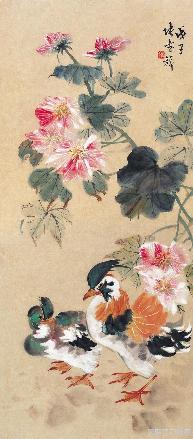 “白粉画家”——张书旂花鸟画大全