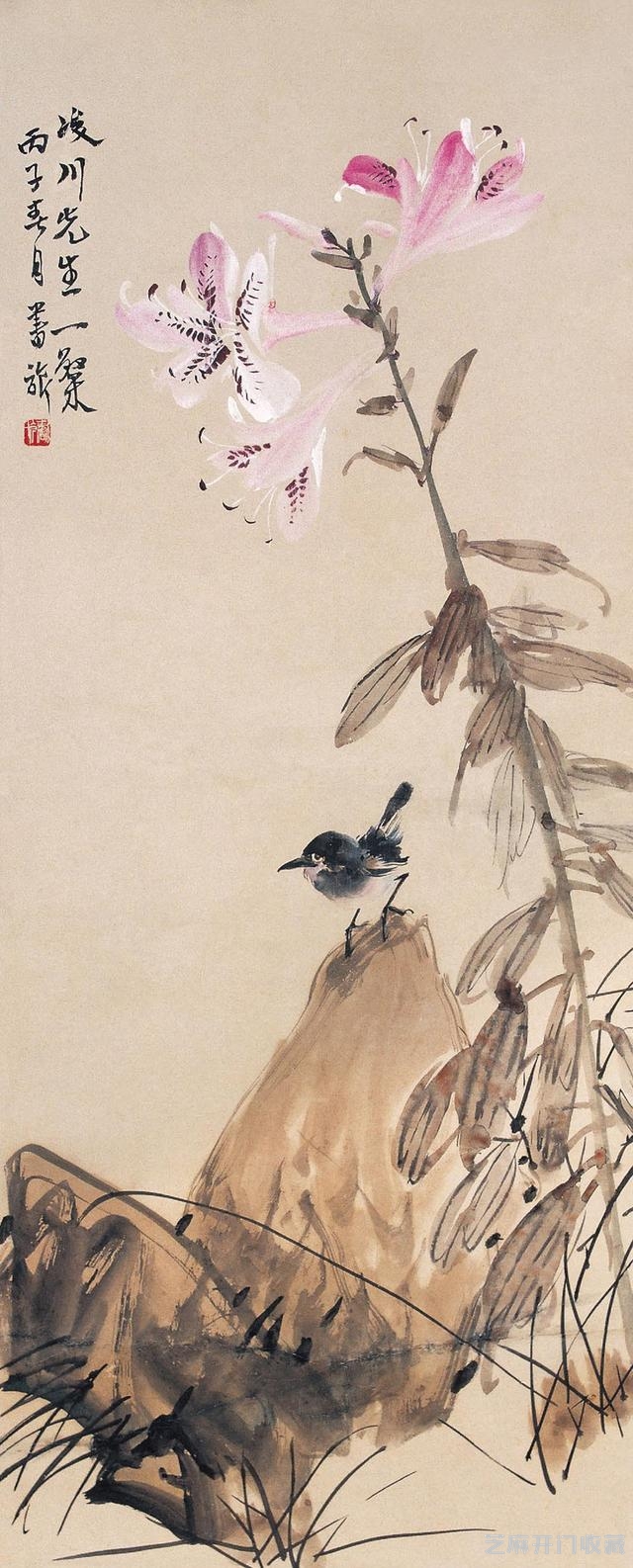 “白粉画家”——张书旂花鸟画大全