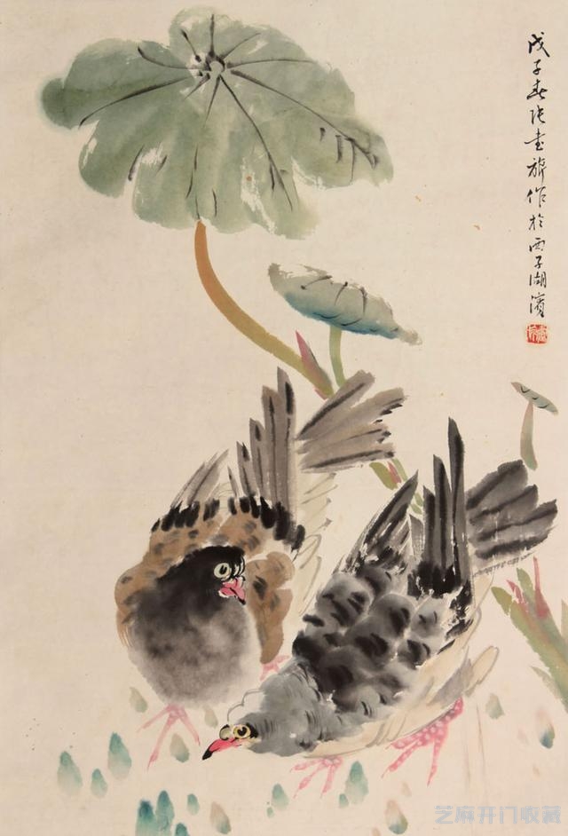 “白粉画家”——张书旂花鸟画大全