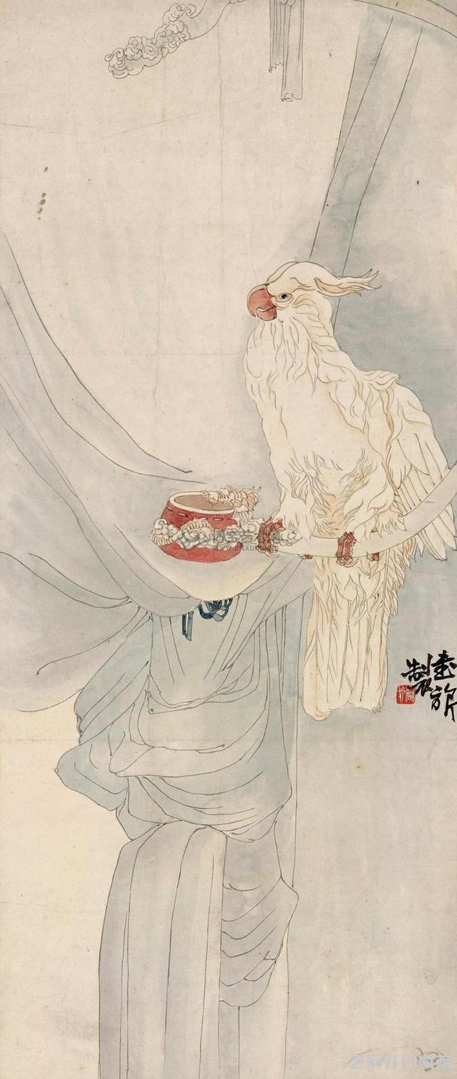 “白粉画家”——张书旂花鸟画大全