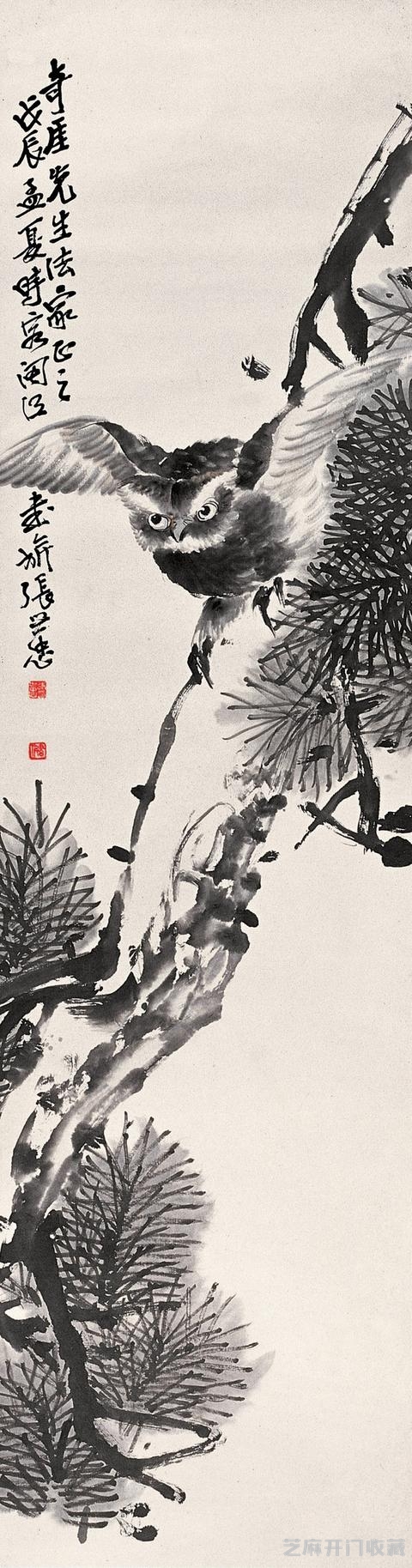 “白粉画家”——张书旂花鸟画大全