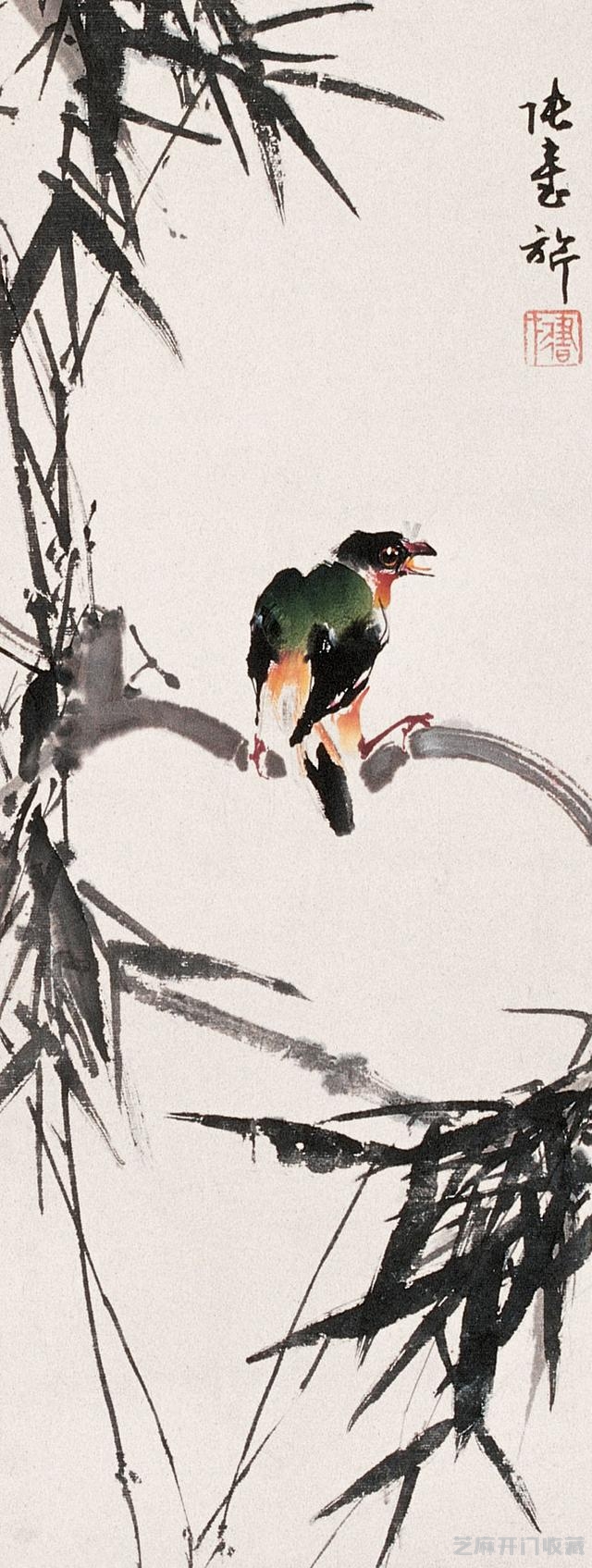“白粉画家”——张书旂花鸟画大全