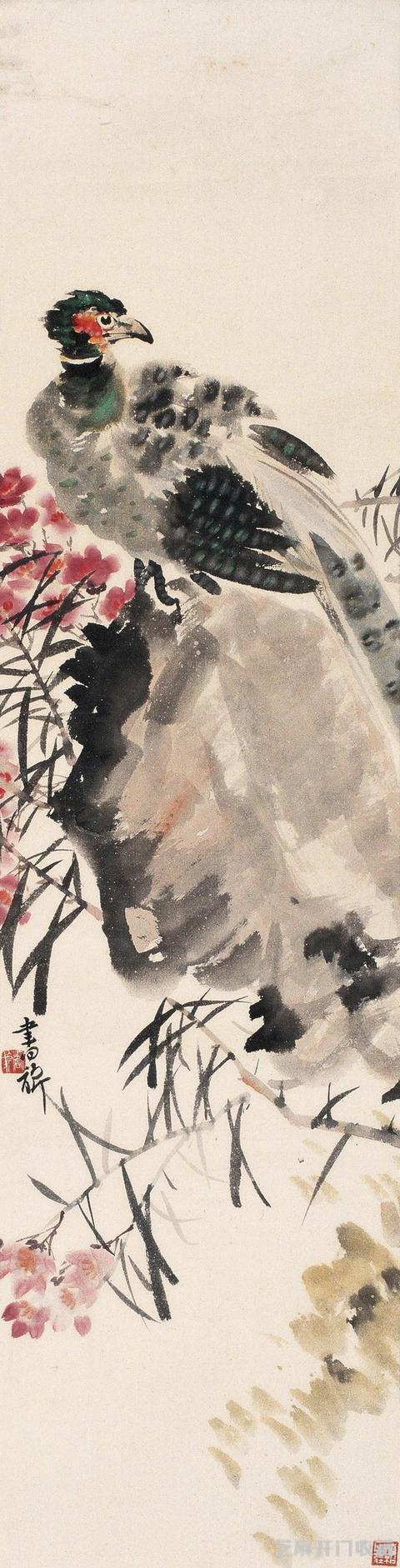 “白粉画家”——张书旂花鸟画大全