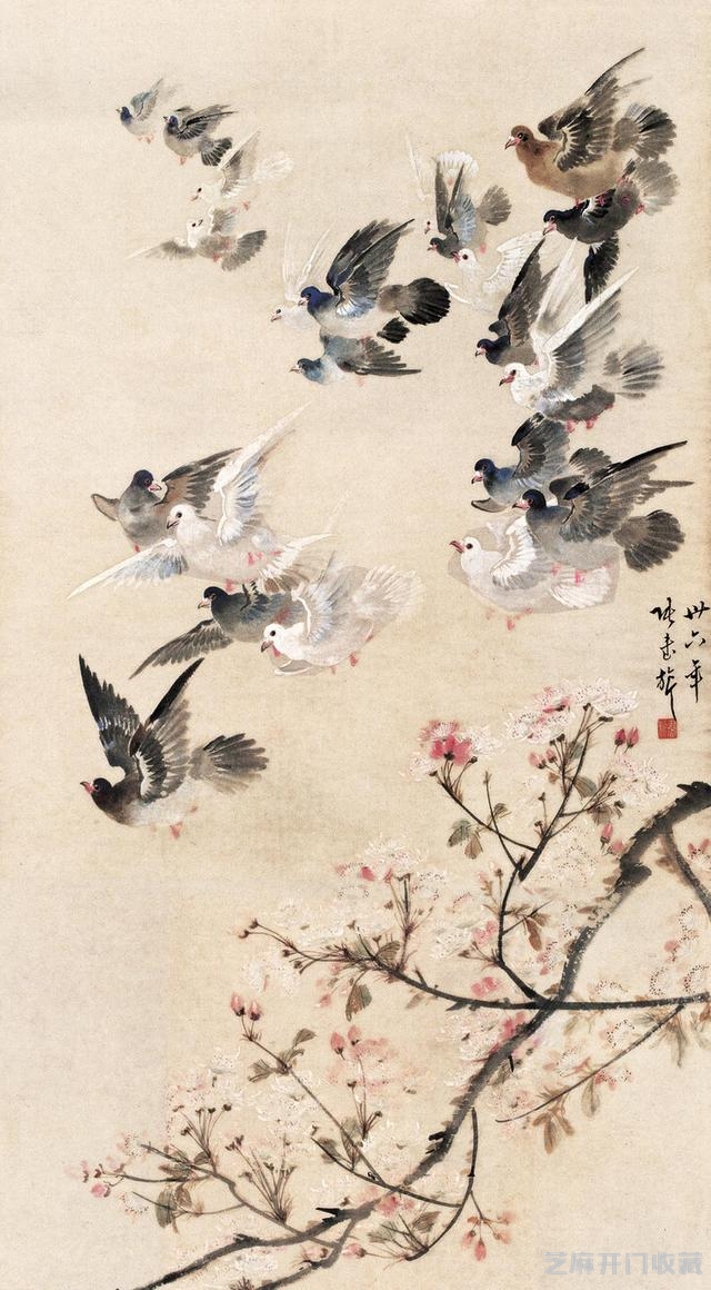 “白粉画家”——张书旂花鸟画大全