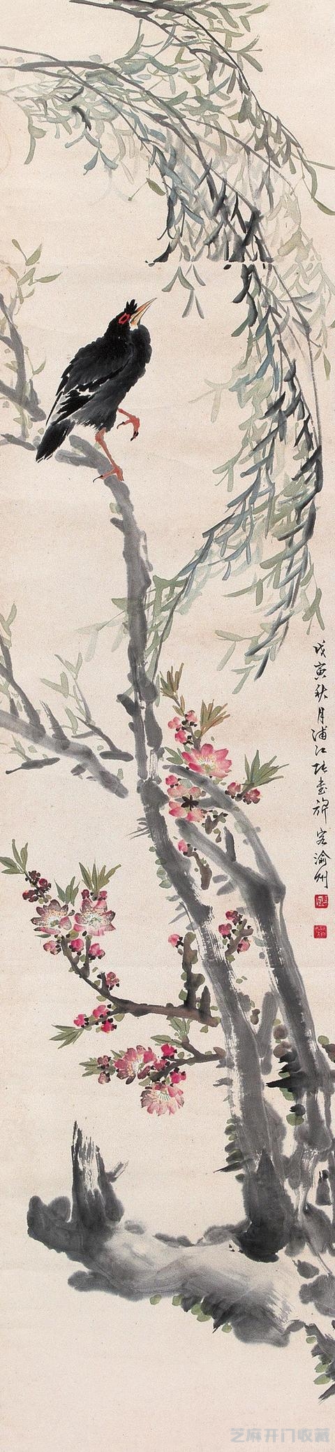 “白粉画家”——张书旂花鸟画大全