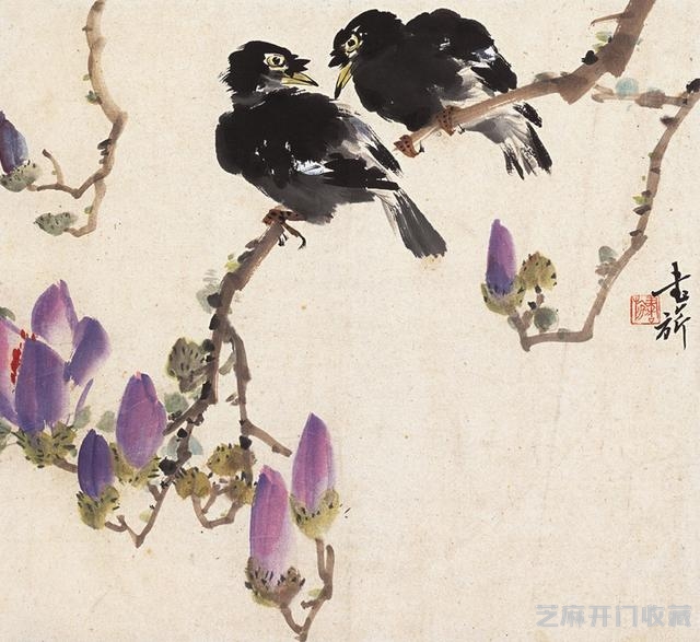 “白粉画家”——张书旂花鸟画大全