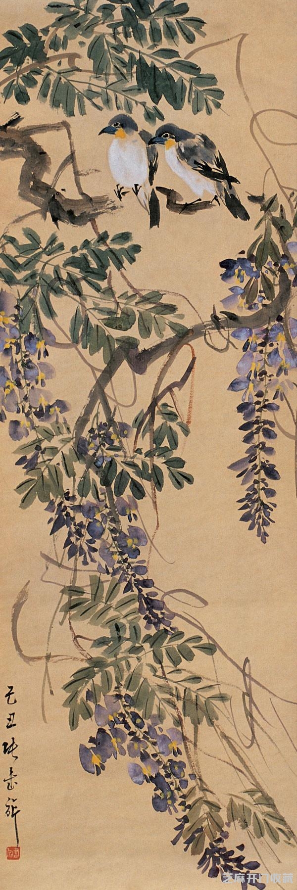 “白粉画家”——张书旂花鸟画大全