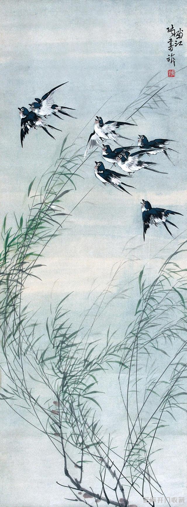 “白粉画家”——张书旂花鸟画大全