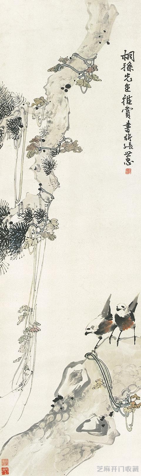 “白粉画家”——张书旂花鸟画大全