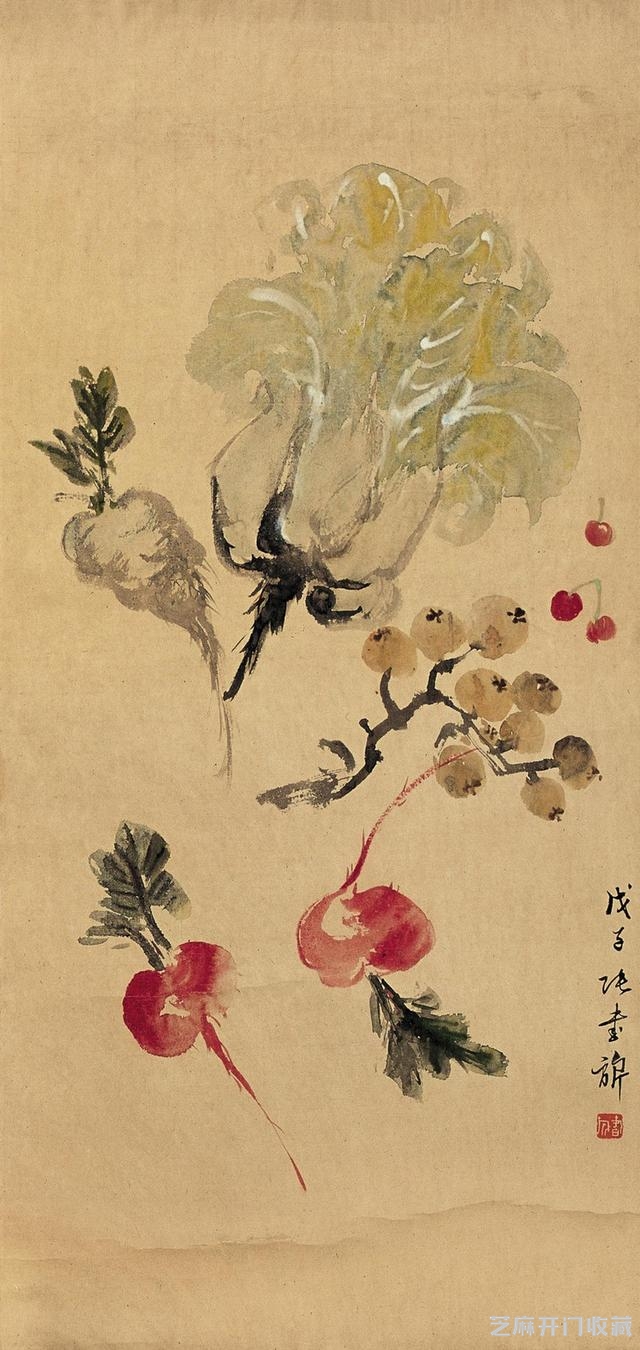 “白粉画家”——张书旂花鸟画大全