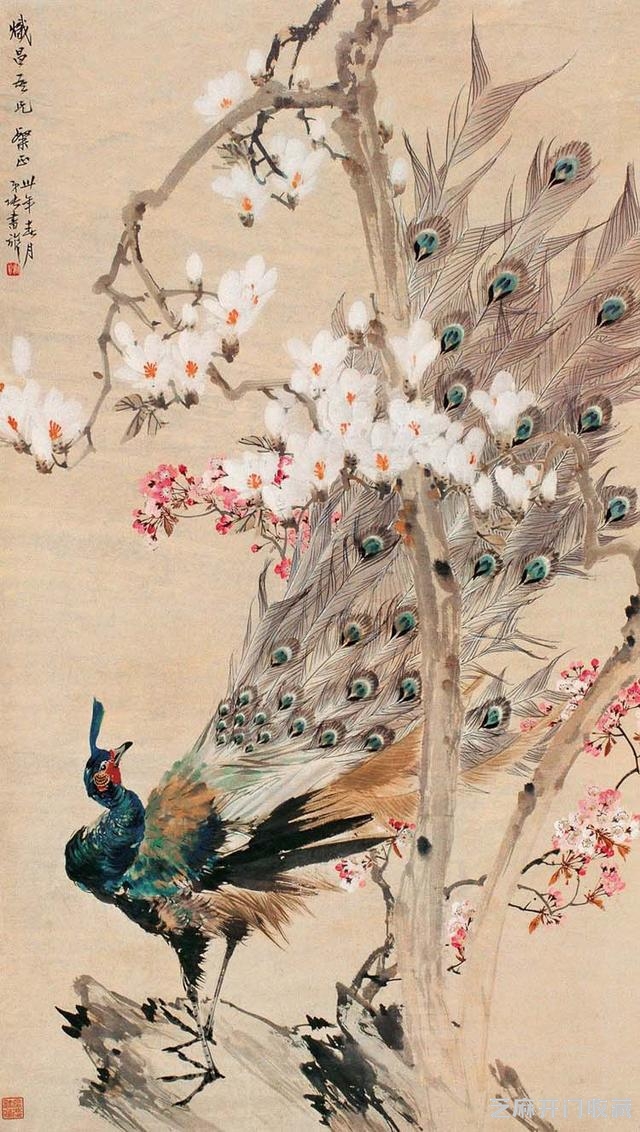 “白粉画家”——张书旂花鸟画大全