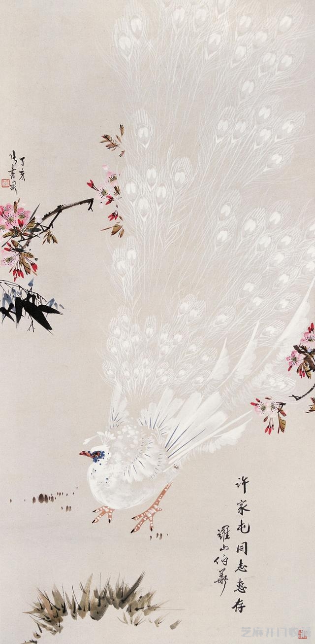 “白粉画家”——张书旂花鸟画大全