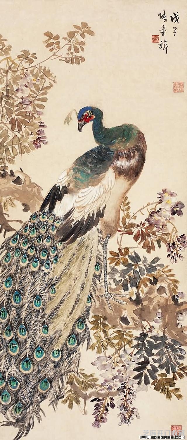 “白粉画家”——张书旂花鸟画大全