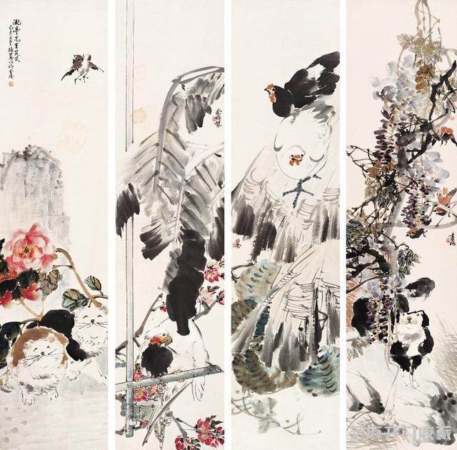 “白粉画家”——张书旂花鸟画大全