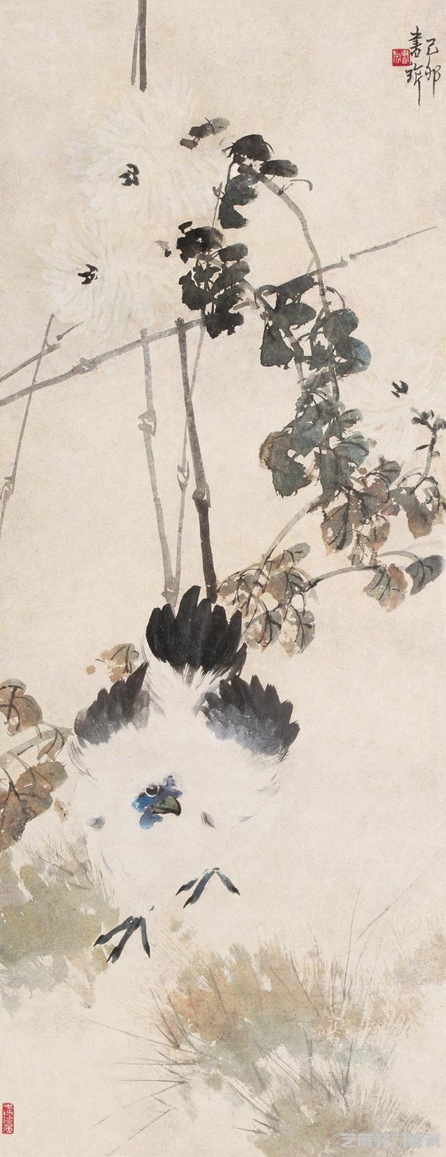“白粉画家”——张书旂花鸟画大全