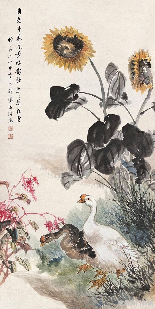 张星阶花鸟作品