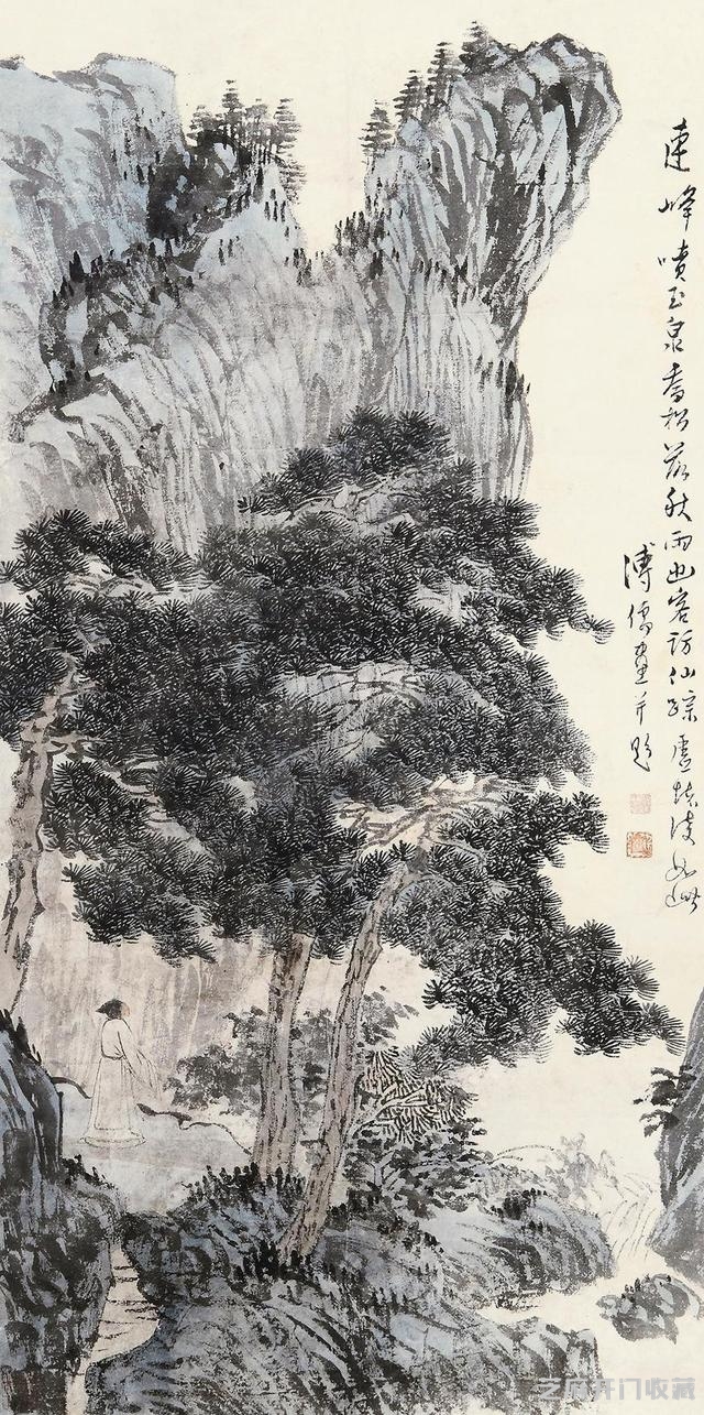 67年后溥儒的《山水》又渡海回来了