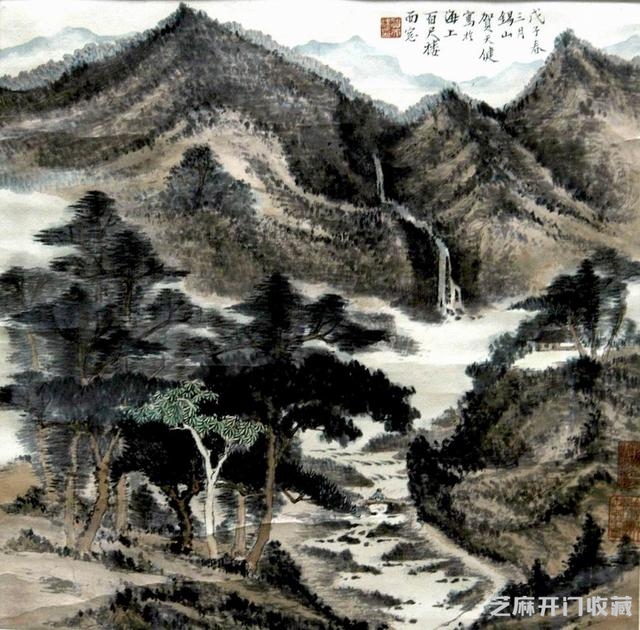 “百尺楼头一丈夫”海派山水画大家贺天健