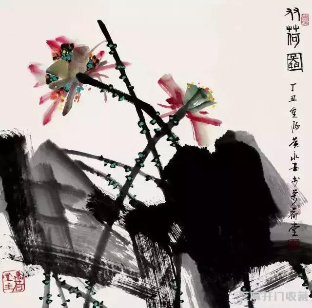 “鬼才”黄永玉笔下的荷花