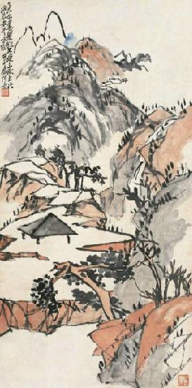 潘天寿山水