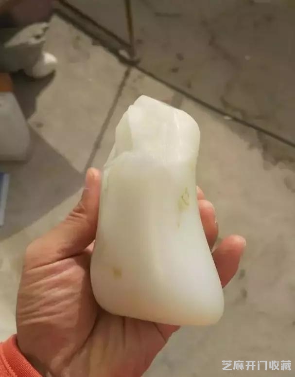 真正的极品羊脂白玉籽料原石！