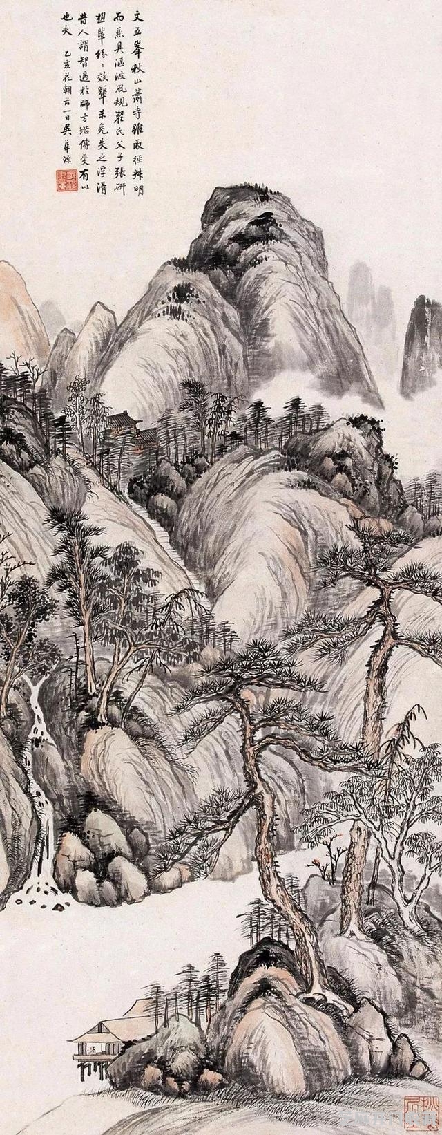 吴子深｜为中国美术史留下浓重的一笔（90幅）