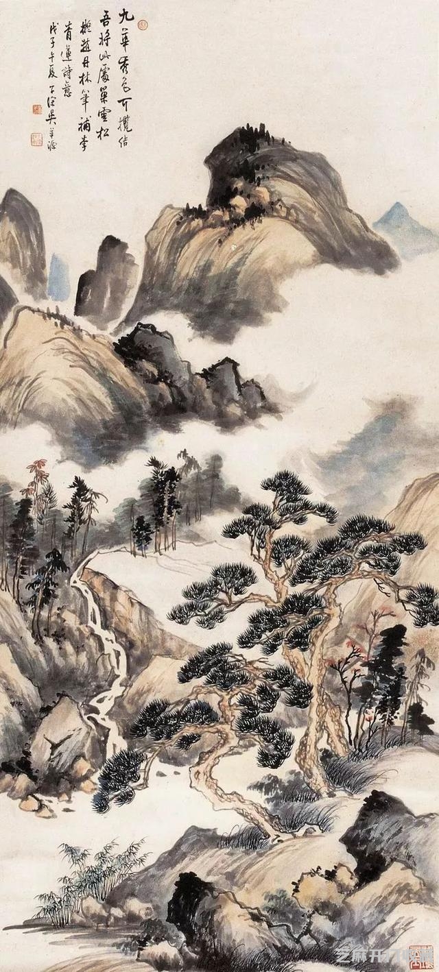 吴子深｜为中国美术史留下浓重的一笔（90幅）