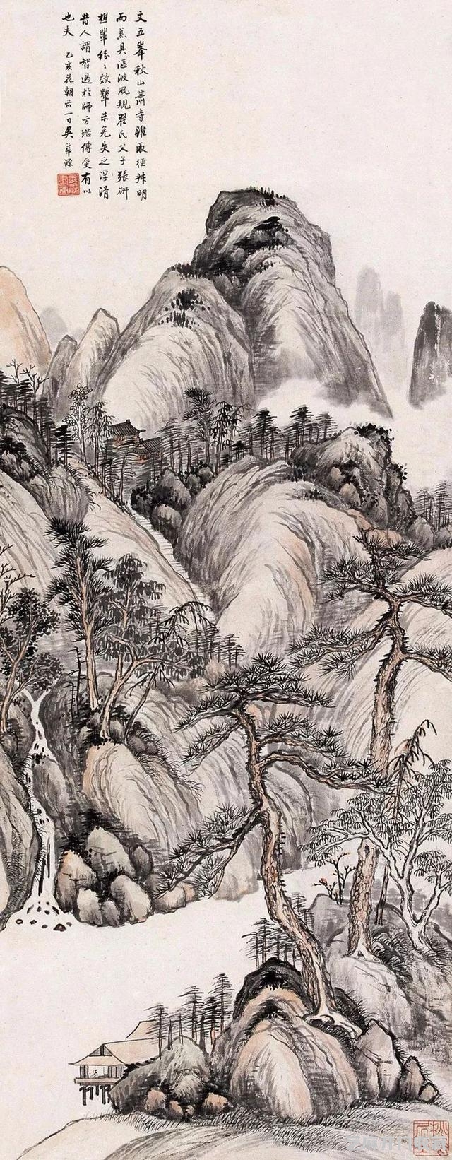 吴子深｜为中国美术史留下浓重的一笔（90幅）