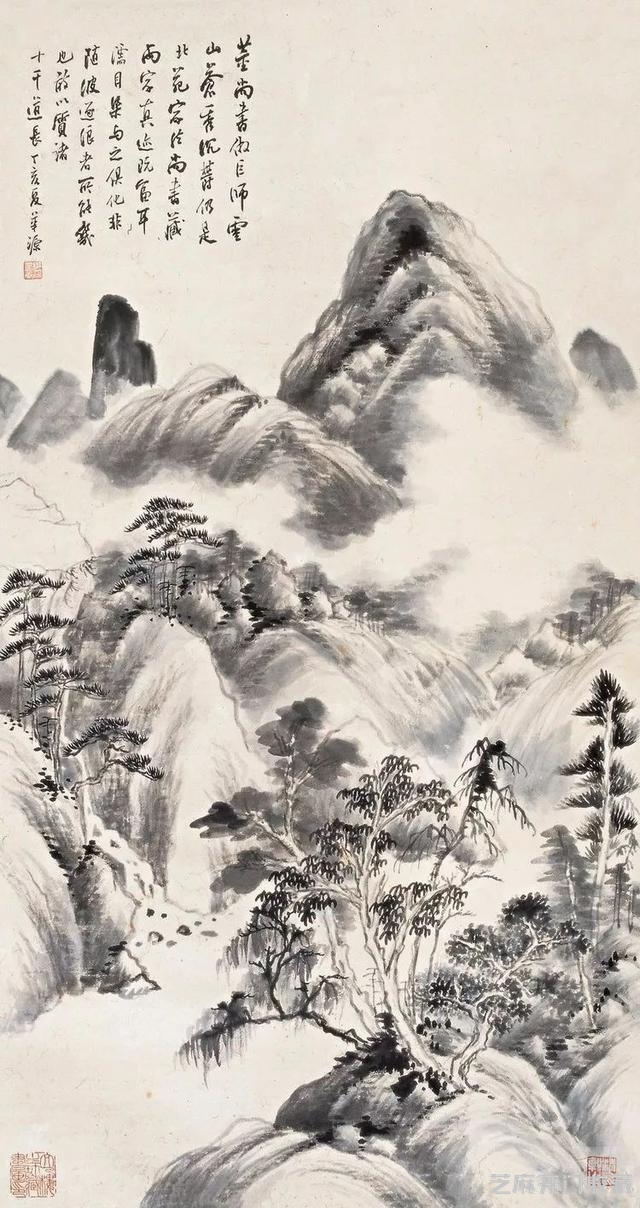 吴子深｜为中国美术史留下浓重的一笔（90幅）