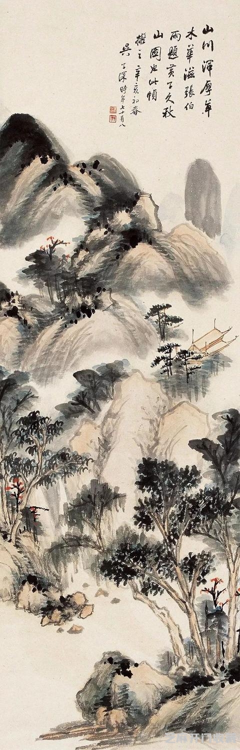 吴子深｜为中国美术史留下浓重的一笔（90幅）