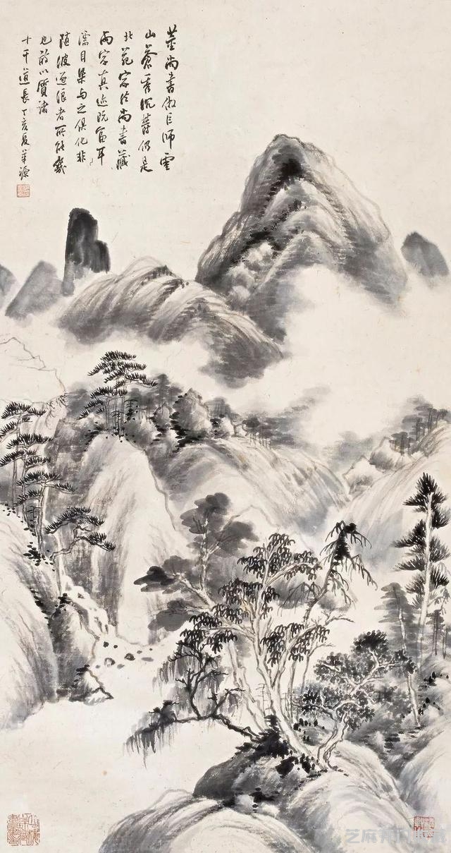吴子深｜为中国美术史留下浓重的一笔（90幅）