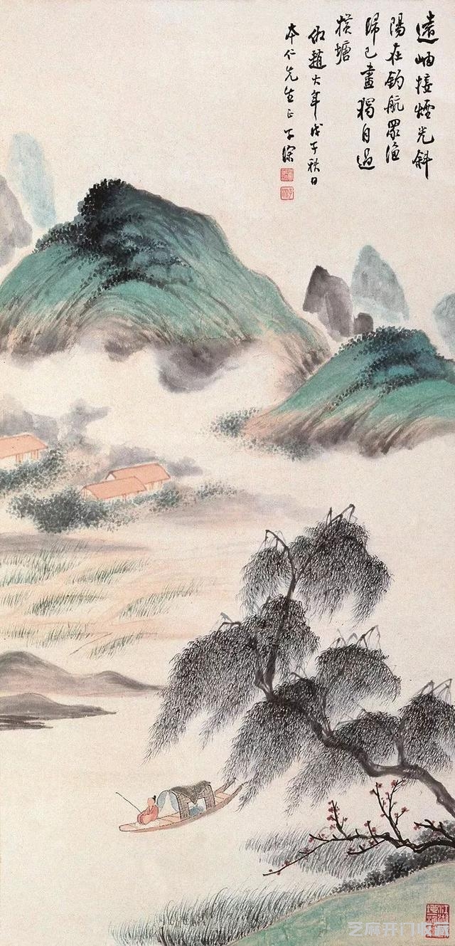 吴子深｜为中国美术史留下浓重的一笔（90幅）