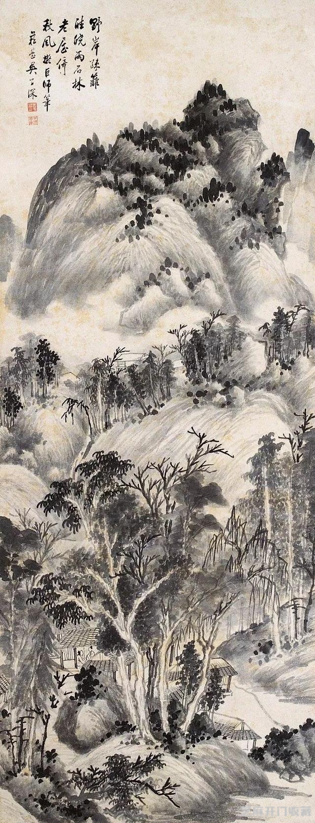 吴子深｜为中国美术史留下浓重的一笔（90幅）