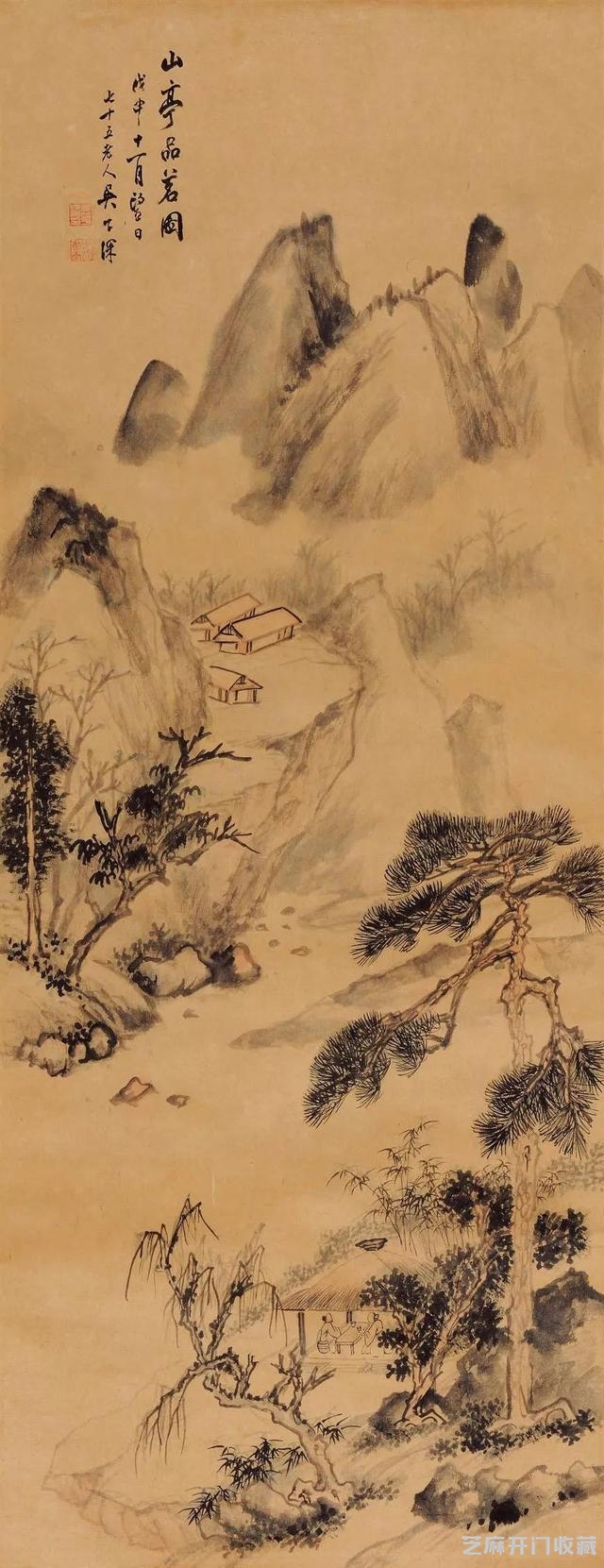 吴子深｜为中国美术史留下浓重的一笔（90幅）
