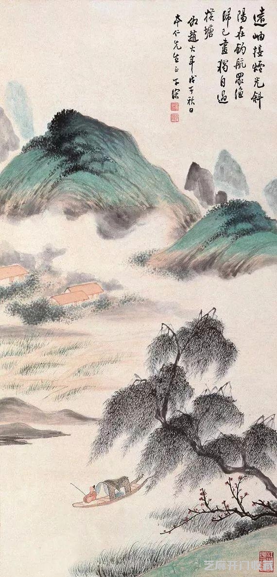 吴子深｜为中国美术史留下浓重的一笔（90幅）