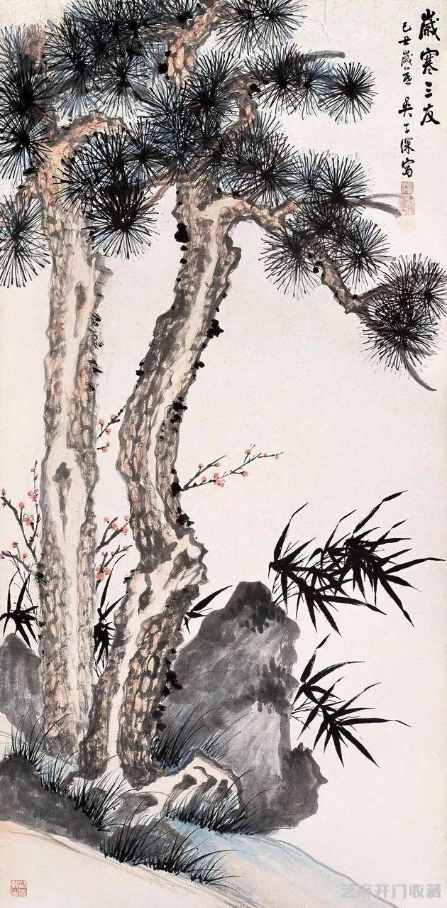 吴子深｜为中国美术史留下浓重的一笔（90幅）