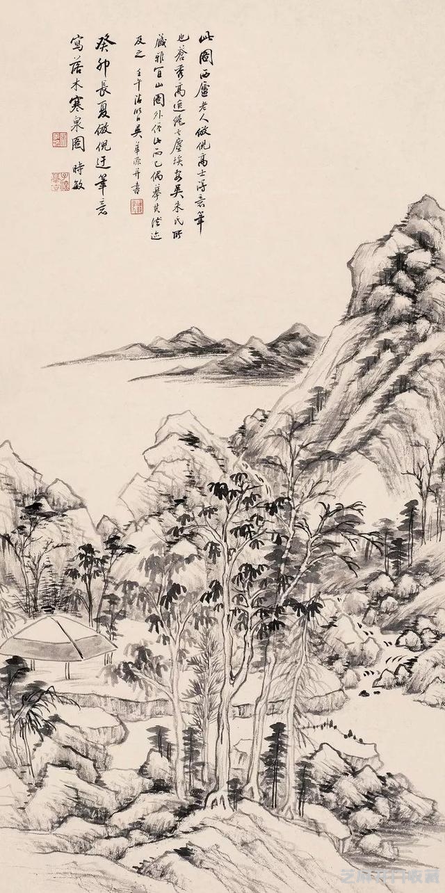 吴子深｜为中国美术史留下浓重的一笔（90幅）