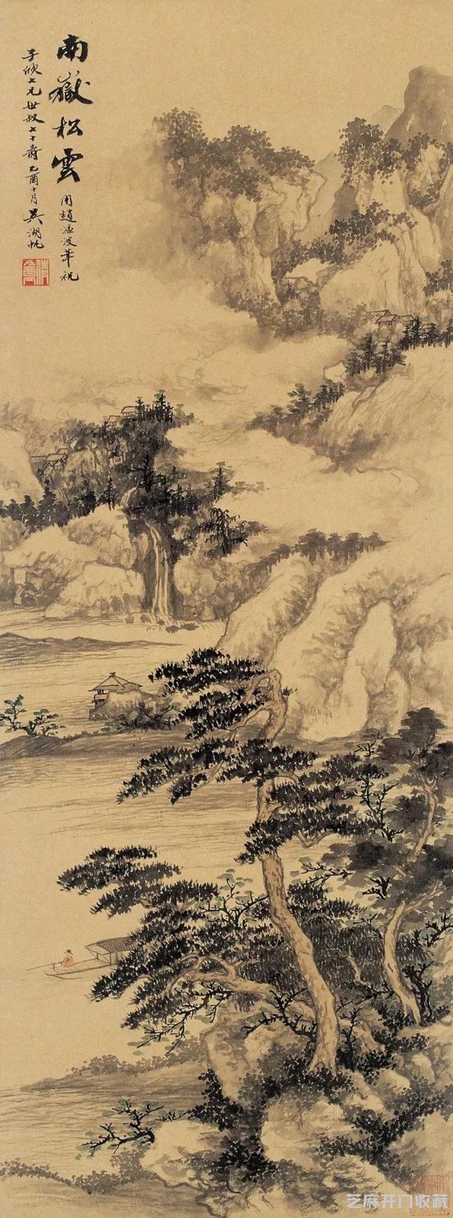 吴子深｜为中国美术史留下浓重的一笔（90幅）