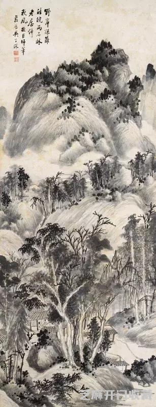 吴子深山水作品欣赏