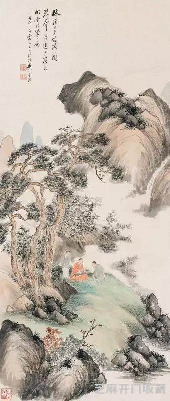 吴子深山水作品欣赏
