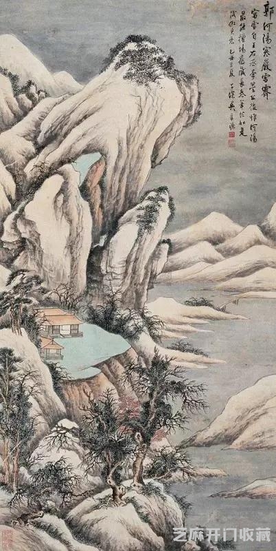 吴子深山水作品欣赏