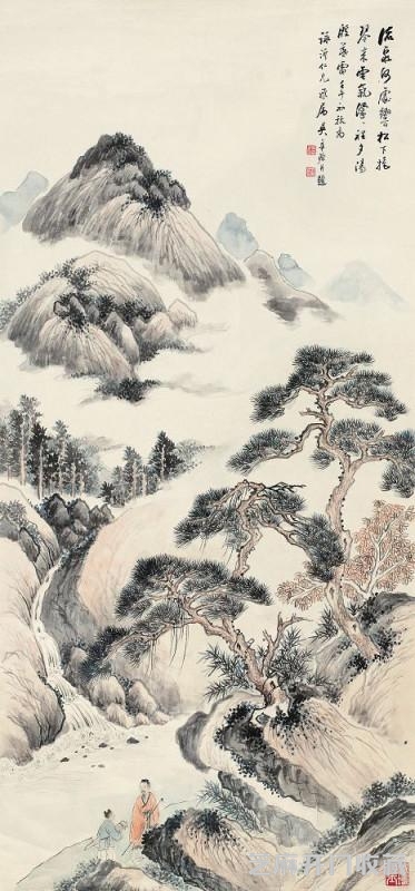 吴子深山水作品欣赏
